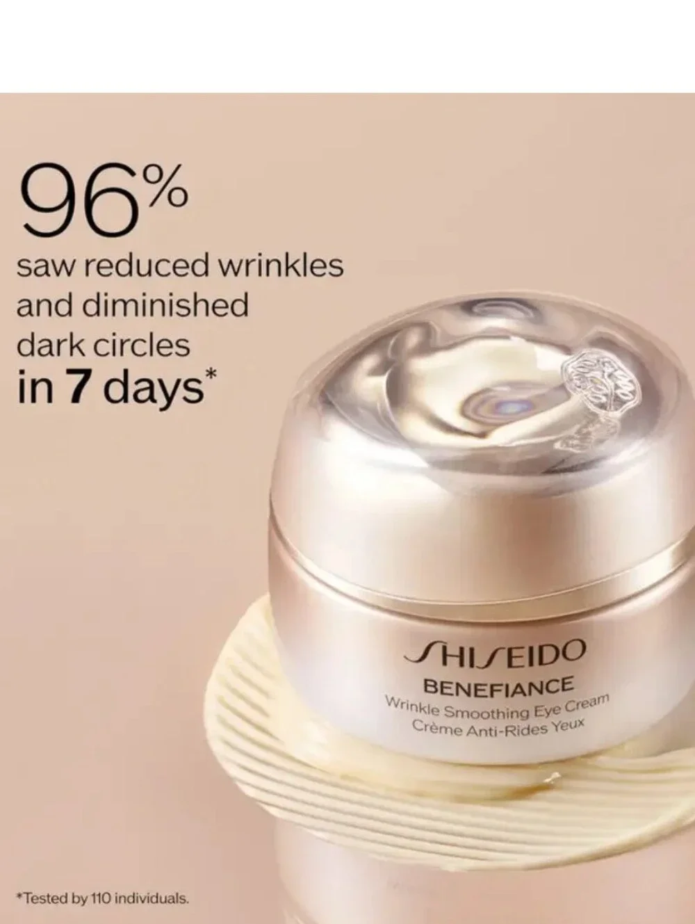 Shiseido beneficance wrinkle